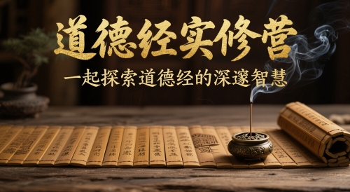 道德经实修营,一起探索道德经的深邃智慧优优云网创-专注分享网络创业项目落地实操课程 – 全网首发_高质量创业项目输出优优云网创