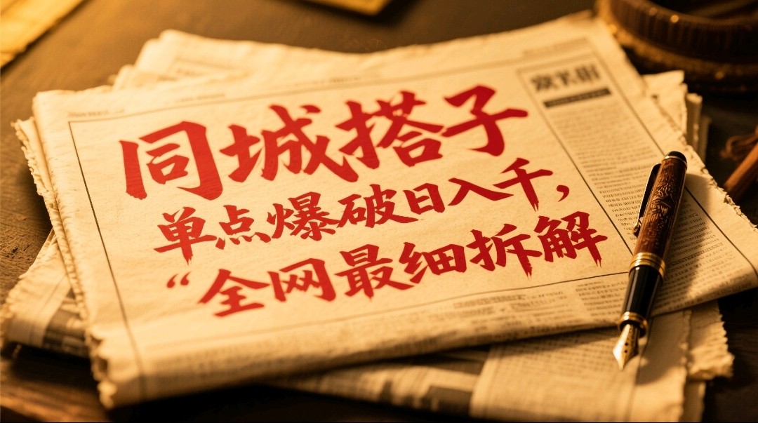 同城搭子群19.9单点爆破日入千，搭子组局月入万，全网最细拆解优优云网创-专注分享网络创业项目落地实操课程 – 全网首发_高质量创业项目输出优优云网创