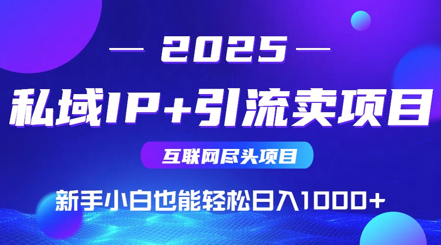 私域IP+卖项目，普通人小白也能轻松实现日入1000+优优云网创-专注分享网络创业项目落地实操课程 – 全网首发_高质量创业项目输出优优云网创